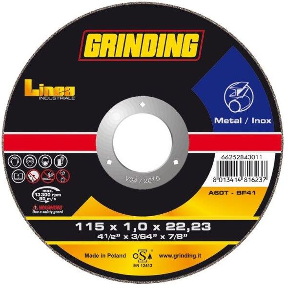 GRINDING GRINDING ΔΙΣΚΟΣ ΚΟΠΗΣ ΣΙΔΗΡΟΥ LINEA - 350ΜΜ Χ 3,0ΜΜ Χ 25,4ΜΜ (10 ΤΕΜΑΧΙΑ) 5500135030 εως 12 άτοκες δόσεις