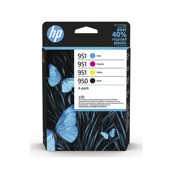 HP Μελάνι Inkjet 950/951 4-Pack Black/CMY (6ZC65AE) (HP6ZC65AE) έως 12 άτοκες Δόσεις