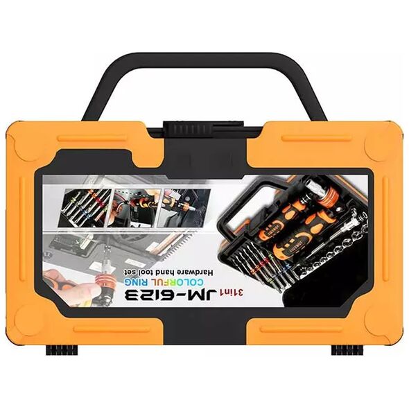 [product / manufacturer] Precision screwdriver set Jakemy JM-6123, 31in1, CR-V, Steel, Orange - 17636 έως 12 άτοκες Δόσεις