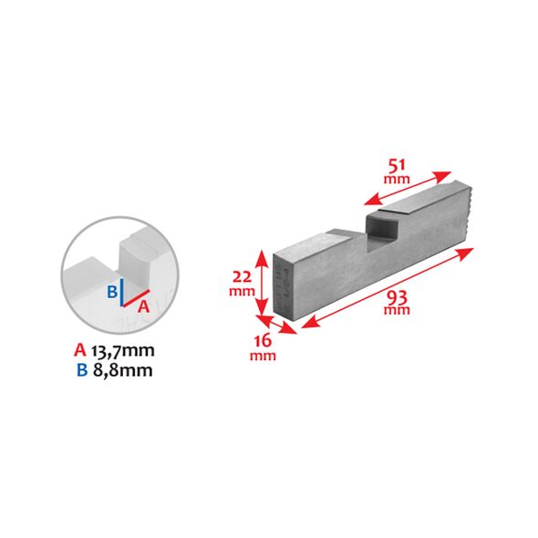 ΣΕΤ ΜΑΧΑΙΡΙΑ 2,1/2"-4" NPT ΒΙΔΟΛ. TT-100HD 43337 έως 12 άτοκες δόσεις