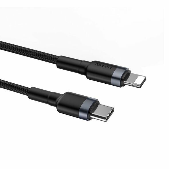Baseus - Cafule Cable Type-C to iPhone PD 18W 1m - Gray Black 6953156297449 έως 12 άτοκες Δόσεις