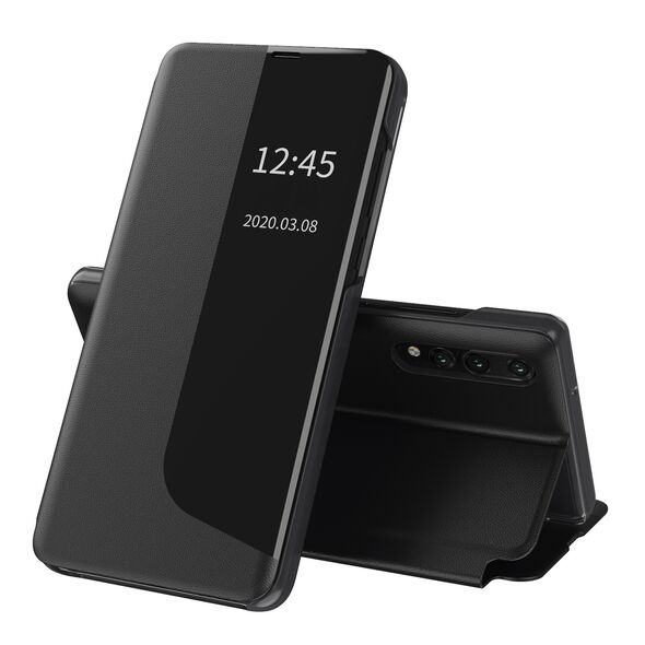 Techsuit Husa pentru Huawei P20 Pro - Techsuit eFold Series - Black 5949419057333 έως 12 άτοκες Δόσεις