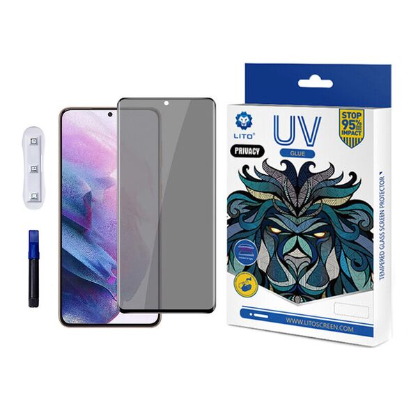 Lito Folie pentru Samsung Galaxy S21 Plus 5G - Lito 3D UV Glass - Privacy 5949419047921 έως 12 άτοκες Δόσεις