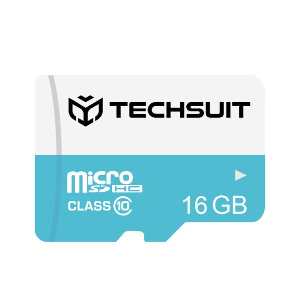 Techsuit Card de Memorie MicroSDHC 16GB + Adaptor - Techsuit - Black 5949419033719 έως 12 άτοκες Δόσεις