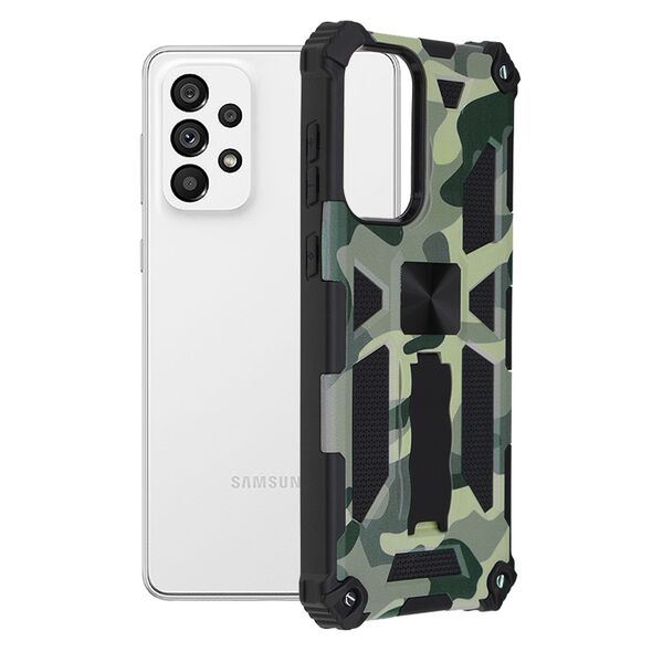 Techsuit Husa pentru Samsung Galaxy A73 5G - Techsuit Blazor Series - Camo Lime 5949419026308 έως 12 άτοκες Δόσεις