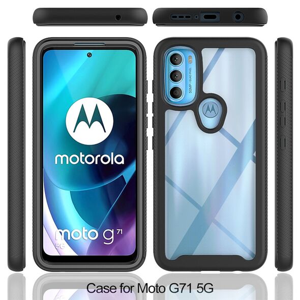Techsuit Husa pentru Motorola Moto G71 5G + Folie - Techsuit Defense360 Pro - Black 5949419025257 έως 12 άτοκες Δόσεις
