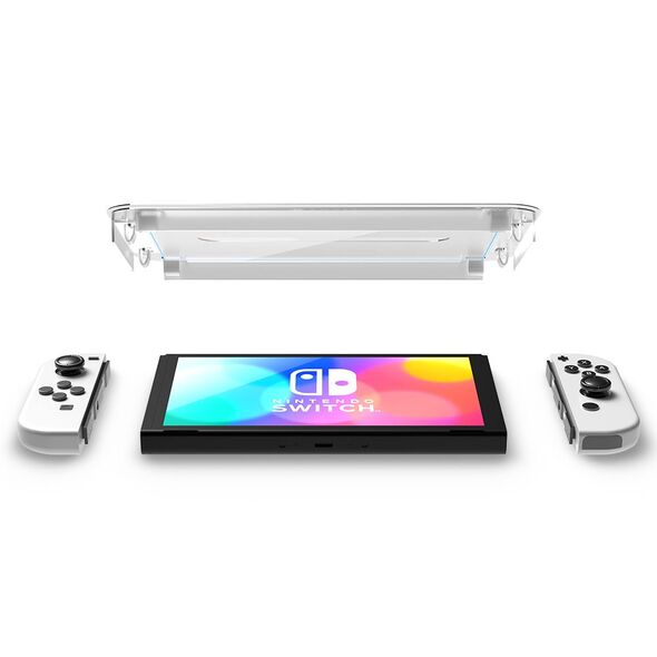 Spigen Folie pentru Nintendo Switch OLED (set 2) - Spigen Glas.TR EZ FIT - Clear 8809811854787 έως 12 άτοκες Δόσεις