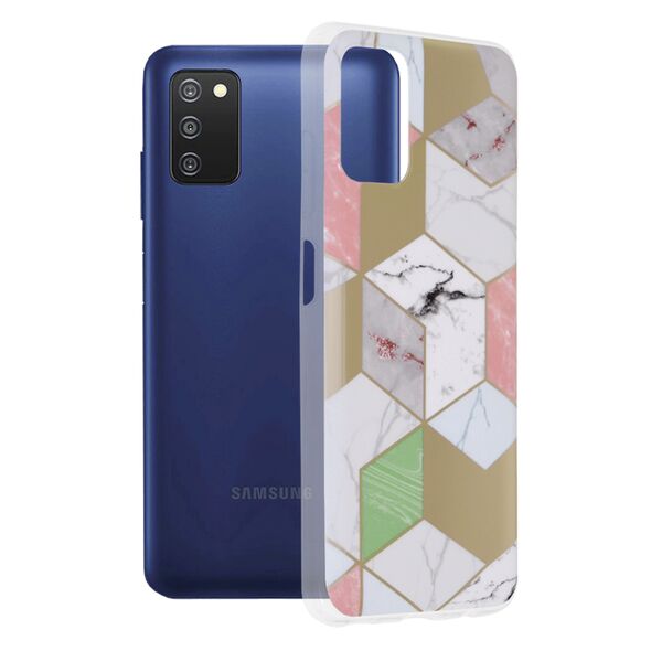 Techsuit Husa pentru Samsung Galaxy A03s - Techsuit Marble Series - Purple Hex 5949419022140 έως 12 άτοκες Δόσεις