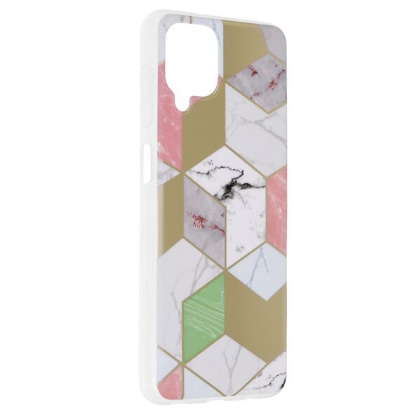 Techsuit Husa pentru Samsung Galaxy A12 / A12 Nacho - Techsuit Marble Series - Purple Hex 5949419021938 έως 12 άτοκες Δόσεις