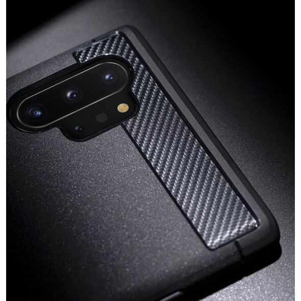 Spigen Husa pentru Samsung Galaxy Note 10 Plus 4G / Note 10 Plus 5G - Spigen Rugged Armor - Black 8809671011764 έως 12 άτοκες Δόσεις