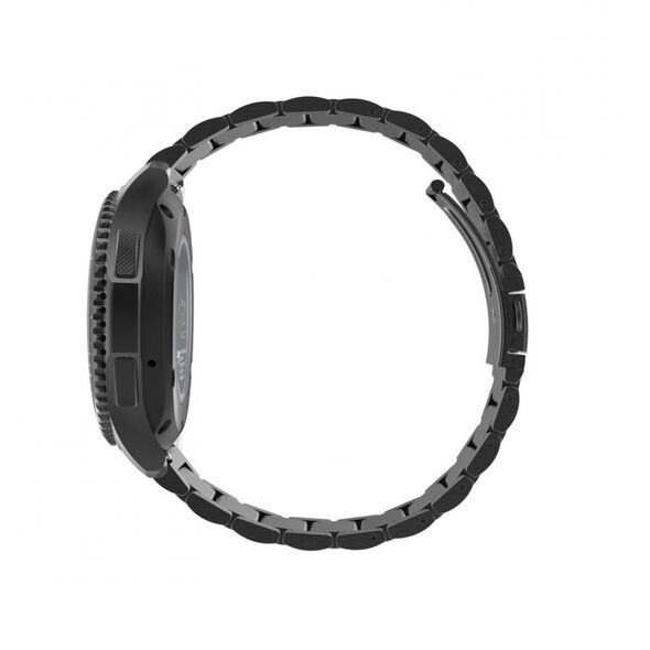 Techsuit Curea pentru Samsung Galaxy Watch (46mm) / Gear S3, Huawei Watch GT / GT 2 / GT 2e / GT 2 Pro / GT 3 (46 mm) - Techsuit Watchband 22mm (W010) - Black 5949419024878 έως 12 άτοκες Δόσεις