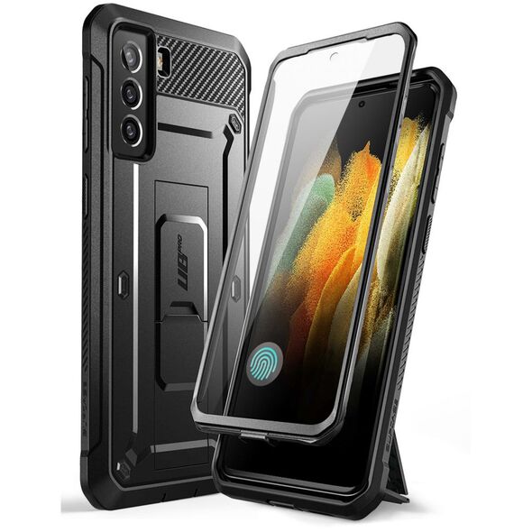 Supcase Husa pentru Samsung Galaxy S21 FE 5G - Supcase Unicorn Beetle Pro - Black 0843439113374 έως 12 άτοκες Δόσεις