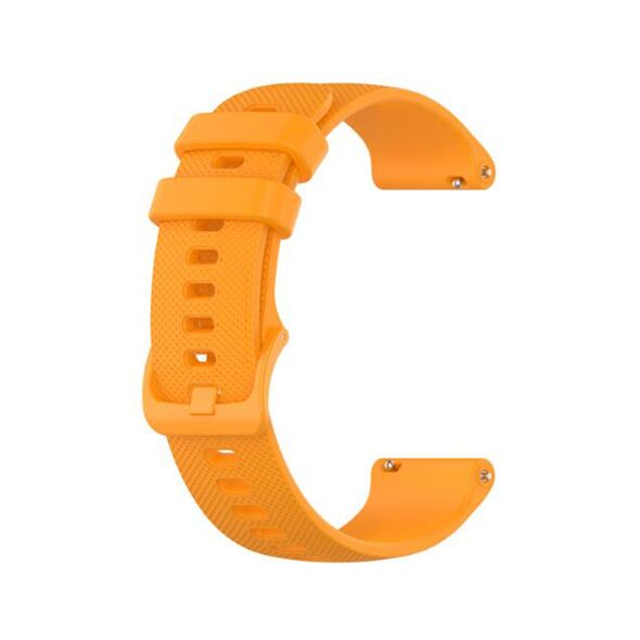 Techsuit Curea pentru Samsung Galaxy Watch 4, Galaxy Watch Active (40 / 44 mm), Huawei Watch GT / GT 2 / GT 3 (42 mm) - Techsuit Watchband 20mm (W006) - Orange 5949419020658 έως 12 άτοκες Δόσεις