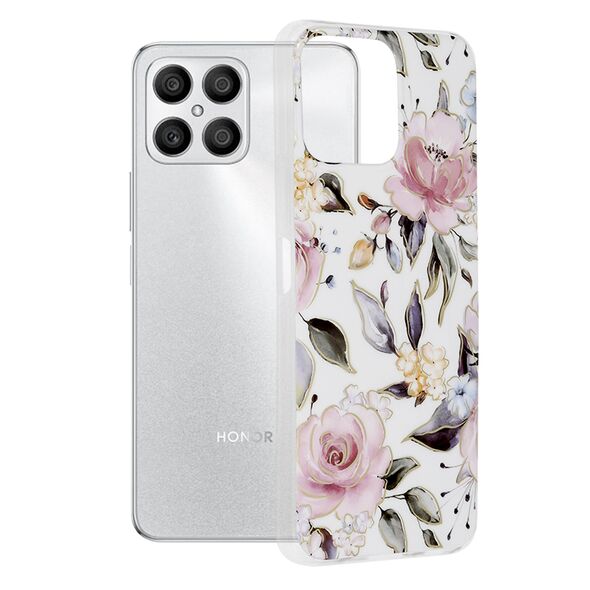 Techsuit Husa pentru Honor X8 - Techsuit Marble Series - Chloe White 5949419016668 έως 12 άτοκες Δόσεις