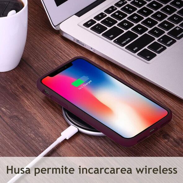 Techsuit Husa pentru iPhone 14 Pro - Techsuit Soft Edge Silicone - Plum Violet 5949419016231 έως 12 άτοκες Δόσεις