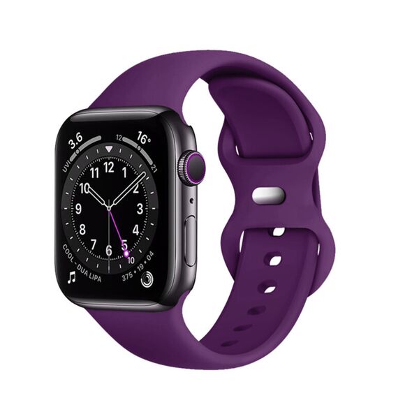 Techsuit Curea pentru Apple Watch 1/2/3/4/5/6/7/8/SE/SE 2 (38/40/41mm) - Techsuit Watchband (W031) - Dark Purple 5949419015913 έως 12 άτοκες Δόσεις