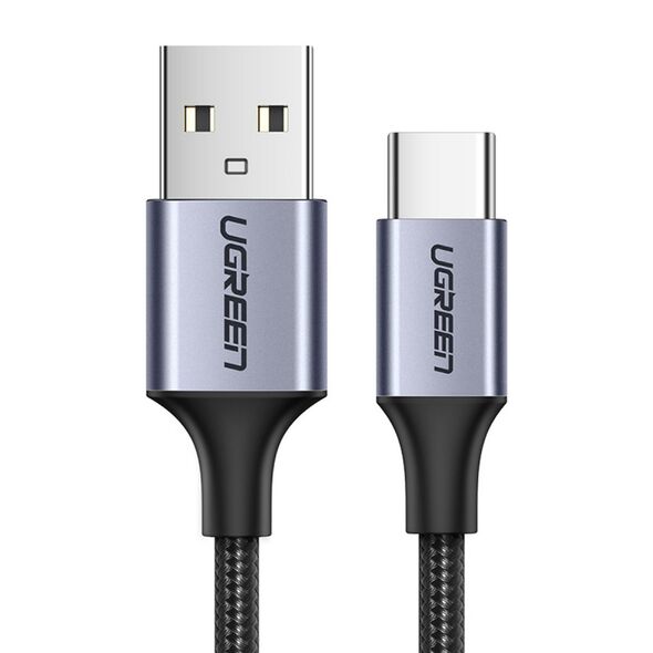 Ugreen Cablu de Date USB la Type-C 3A, 1.5m - Ugreen (60127) - Black 6957303861279 έως 12 άτοκες Δόσεις