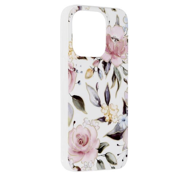 Techsuit Husa pentru iPhone 14 Pro - Techsuit Marble Series - Chloe White 5949419012080 έως 12 άτοκες Δόσεις