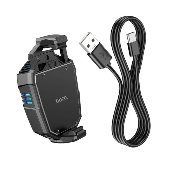 Hoco Cooler pentru Telefon cu Viteze Ajustabile si Lumini, 120mAh - Hoco (GM10) - Black 6931474768995 έως 12 άτοκες Δόσεις