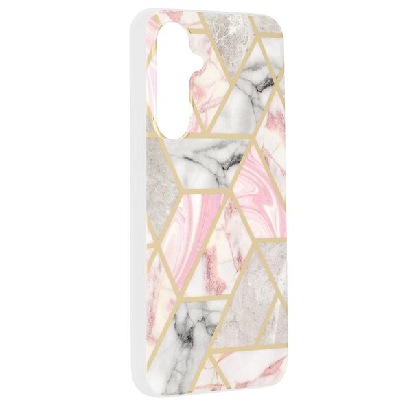 Techsuit Husa pentru Samsung Galaxy A54 - Techsuit Marble Series - Pink Hex 5949419008168 έως 12 άτοκες Δόσεις