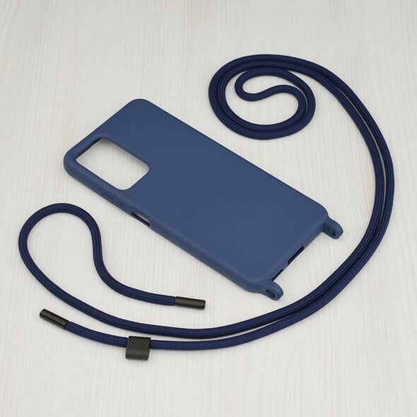 Techsuit Husa pentru  Xiaomi Redmi Note 11 Pro+ 5G - Techsuit Crossbody Lanyard - Blue 5949419004429 έως 12 άτοκες Δόσεις