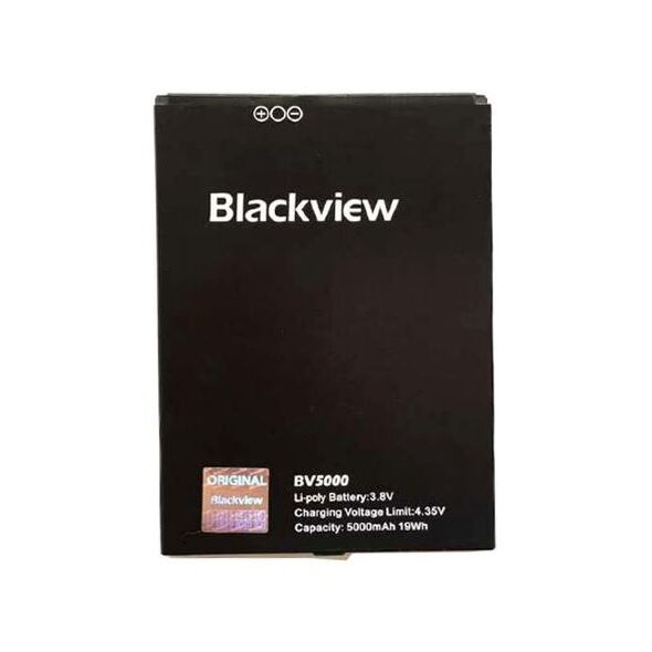 BLACKVIEW BV5000 - ORIGINAL BATTERY 5000mAh BV5-BAT 4035 έως 12 άτοκες Δόσεις