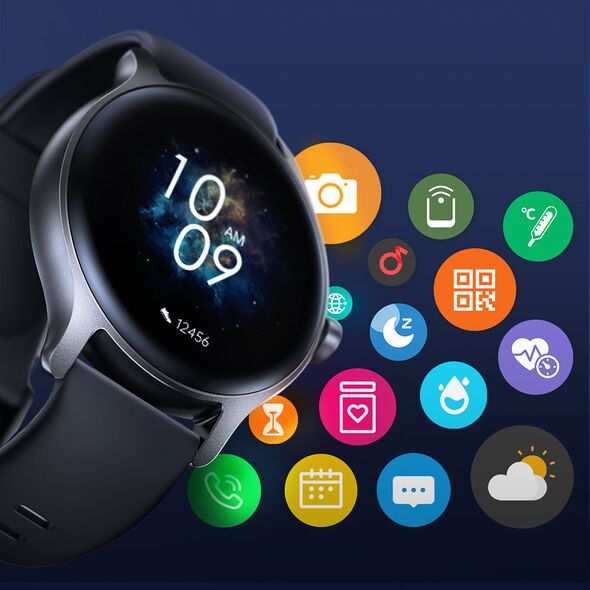 JoyRoom JoyRoom - SmartWatch Classic Series (JR-FC1) - 1.28 inch, IP68, BT HD Calls, Android and iOS Phones, 220mAh - Dark Gray 6956116743826 έως 12 άτοκες Δόσεις