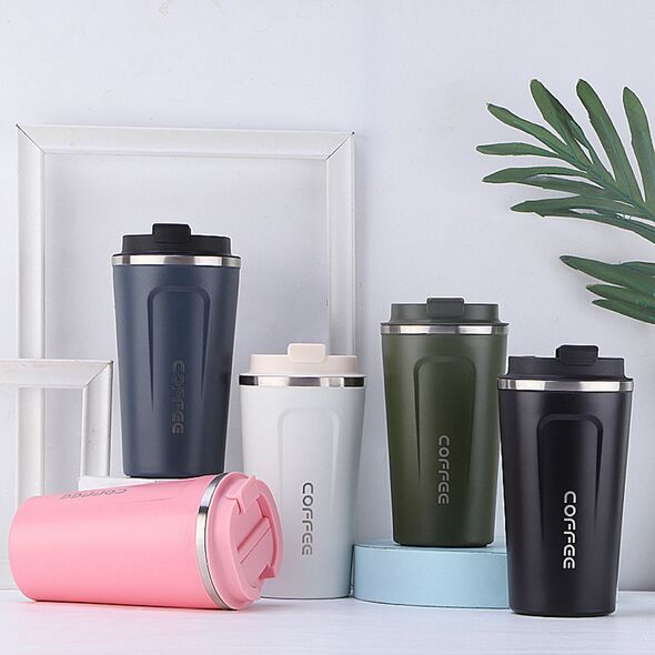 Techsuit Techsuit - Thermos Mug - with Lid for Coffe, Portable, Stainless Steel, 380ml - Green 5949419062993 έως 12 άτοκες Δόσεις