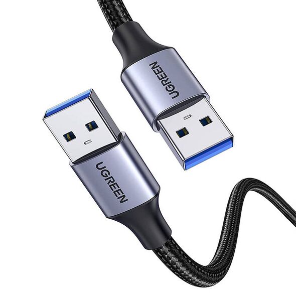 UGREEN USB3.0 cable Male USB-A to Male USB-A UGREEN 2A, 1m (black) 042347 έως και 12 άτοκες δόσεις