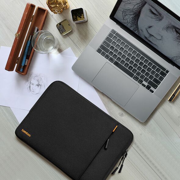 Tomtoc Tomtoc - Laptop Sleeve (A13E1D1) - with Corner Armor and Military-Grade Protection, 15.6″ - Black 6970412228559 έως 12 άτοκες Δόσεις