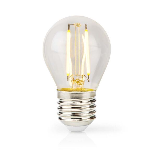 Nedis LED Filament Bulb E27 4.5 W Warm White (LBFE27G452) (NEDLBFE27G452) έως 12 άτοκες Δόσεις