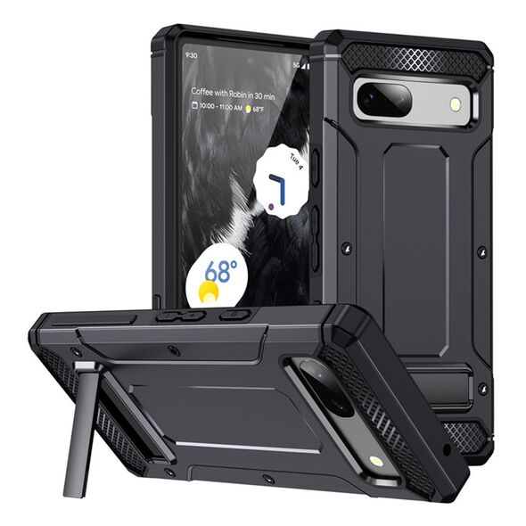 Techsuit Husa pentru Samsung Galaxy S23 FE - Techsuit Hybrid Armor Kickstand - Black 5949419067929 έως 12 άτοκες Δόσεις