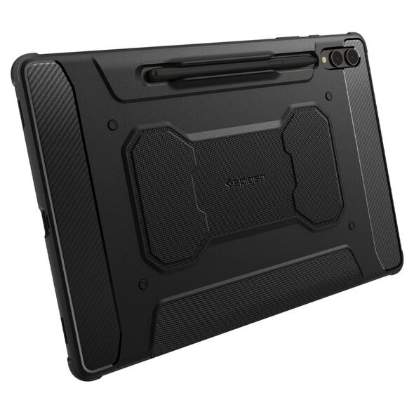 Spigen Husa pentru Samsung Galaxy Tab S9 Plus - Spigen Rugged Armor Pro - Black 8809896751469 έως 12 άτοκες Δόσεις