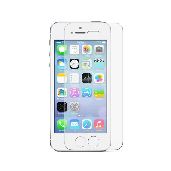 Tempered glass DeTech, για το iPhone 5/5S, 0,3 mm, Διάφανο - 52026