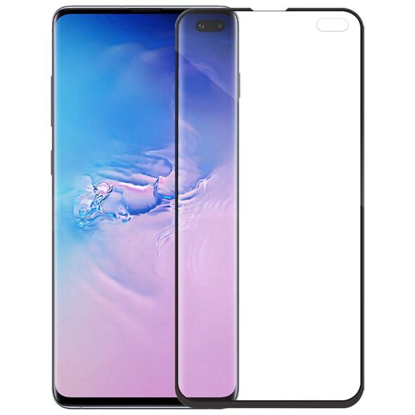 Screen protector Mocoson Polymer Nano Ceramic, Matte, Full 5D, για το Samsung Galaxy S10 Plus, 0.3mm, Μαυρο - 52627