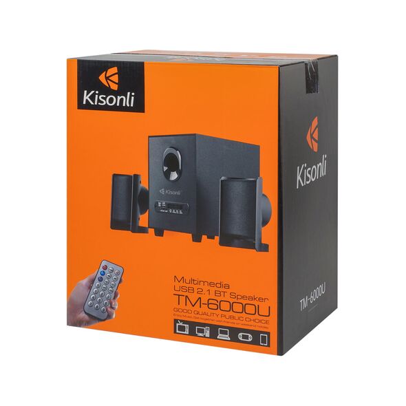 Ηχεία Kisonli TM-5000U, Bluetooth, 5W+2x3W, USB, Μαυρο - 22149