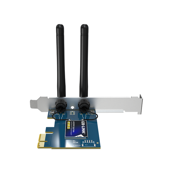 Ασύρματος προσαρμογέας LB-LINK BL-P650H, PCI-E, 650Mbps, 2.4/5Ghz, 2 x 6dBi, Μπλε - 19048