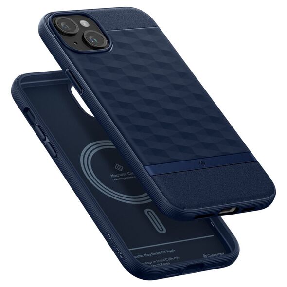 Spigen Husa pentru iPhone 15 - Spigen Caseology Parallax MagSafe - Midnight Blue 0810083833811 έως 12 άτοκες Δόσεις