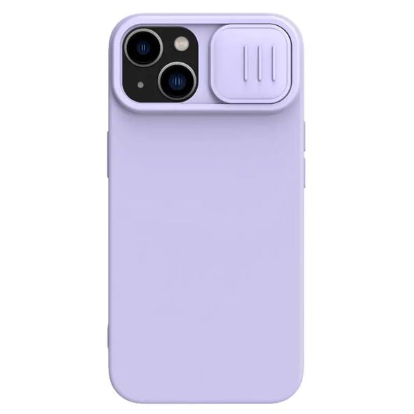 Nillkin Husa pentru iPhone 15 Plus - Nillkin CamShield Silky MagSafe Silicone - Misty Purple 6902048269675 έως 12 άτοκες Δόσεις