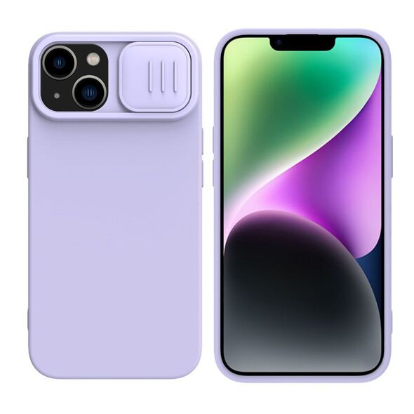 Nillkin Husa pentru iPhone 15 Pro - Nillkin CamShield Silky MagSafe Silicone - Misty Purple 6902048269590 έως 12 άτοκες Δόσεις