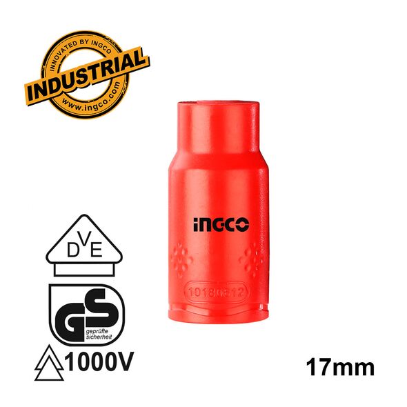 Ingco Καρυδάκι 1/2inch 17mm Ηλεκτρολόγου vde Hihast12171 έως 12 Άτοκες Δόσεις