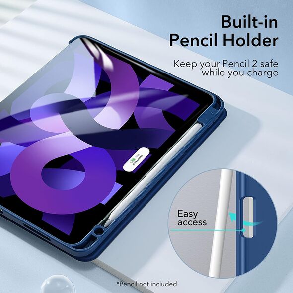 ESR Husa pentru iPad Air 4 (2020) / Air 5 (2022) - ESR Rebound Pencil - Navy Blue 4894240122761 έως 12 άτοκες Δόσεις