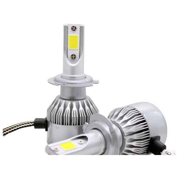 Λαμπτήρες Cob Led Αυτοκινήτου C6 2X35W 12V 3800 Lumens 6000K (H1 - H4 - H7)