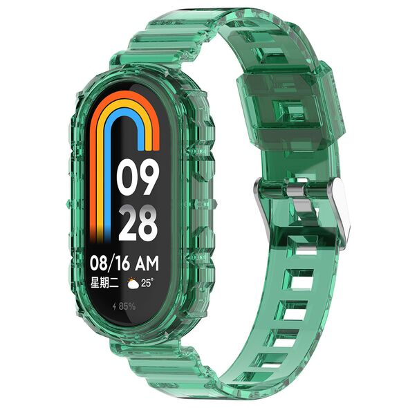 Techsuit Curea pentru Xiaomi Mi Band 8 / 8 NFC - Techsuit Watchband (W017) - Green 5949419074248 έως 12 άτοκες Δόσεις