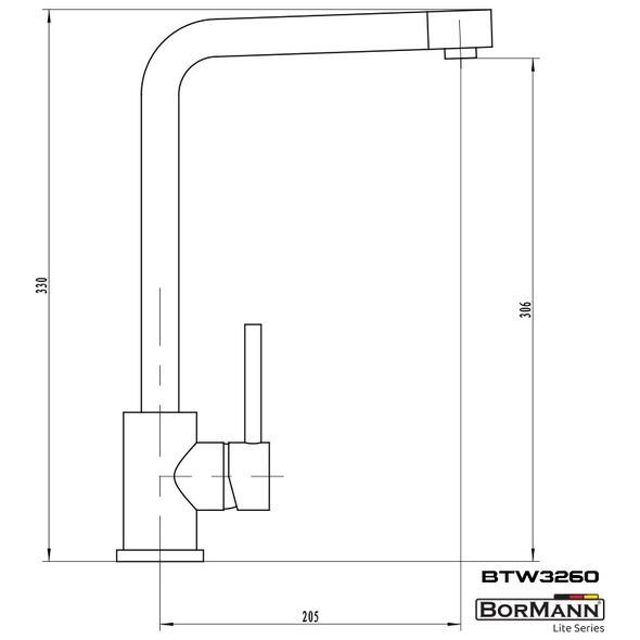 Bormann Lite Btw3260 Μπαταρια Κουζινας Lida 40mm Αναμεικτικη 1150g 026525 έως 12 Άτοκες Δόσεις