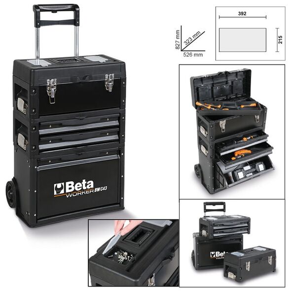 BETA *BW C43-THREE-MODULE TOOL TROLLEY B043006003 έως 12 άτοκες Δόσεις