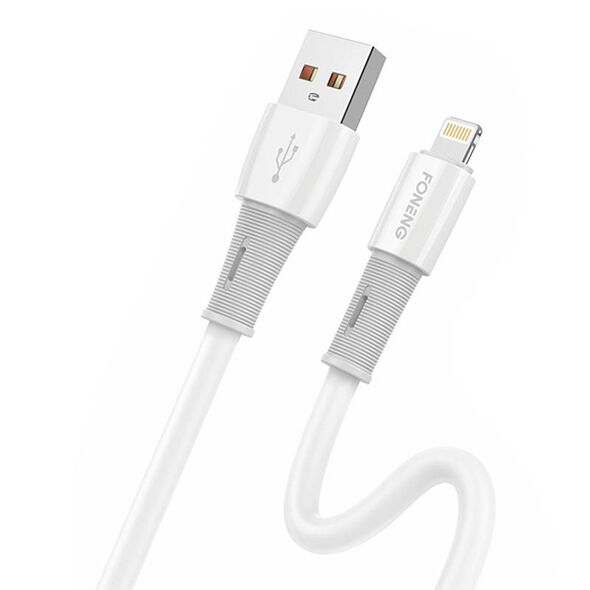 Foneng Foneng Cable USB to Lightning, X86 3A, 1.2m  (white) 045645 6970462518747 X86 iPhone έως και 12 άτοκες δόσεις