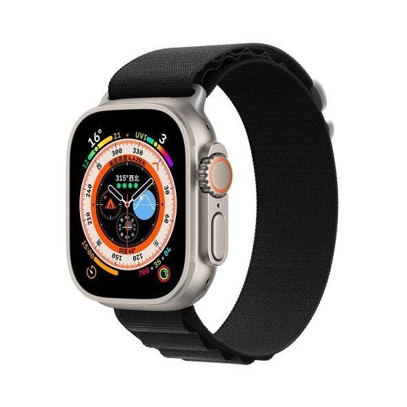 Λουράκι Devia Sport5 Nylon Woven Apple Watch (42/ 44/ 45/ 49mm) Deluxe Μαύρο 6938595381836 6938595381836 έως και 12 άτοκες δόσεις