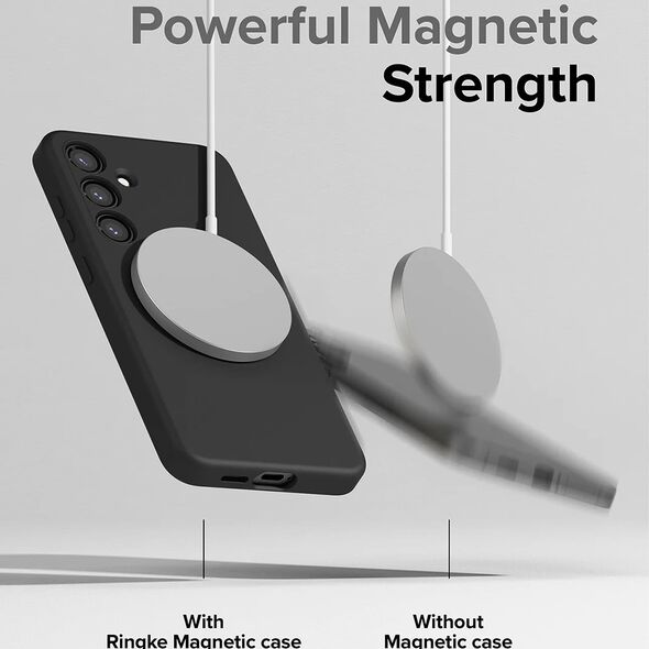 Ringke Husa pentru Samsung Galaxy S24 - Ringke Silicone Magnetic - Black 8809961782916 έως 12 άτοκες Δόσεις