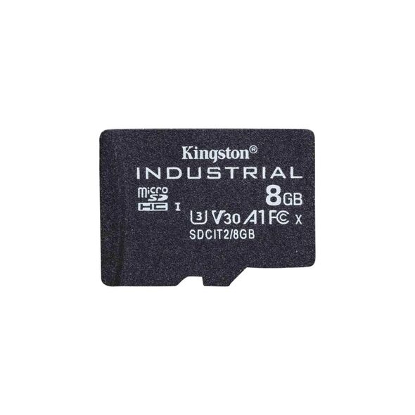 Kingston Industrial microSDHC 8GB Class 10 U3 V30 A1 UHS-I (SDCIT2/8GB) (KINSDCIT2-8GB) έως 12 άτοκες Δόσεις